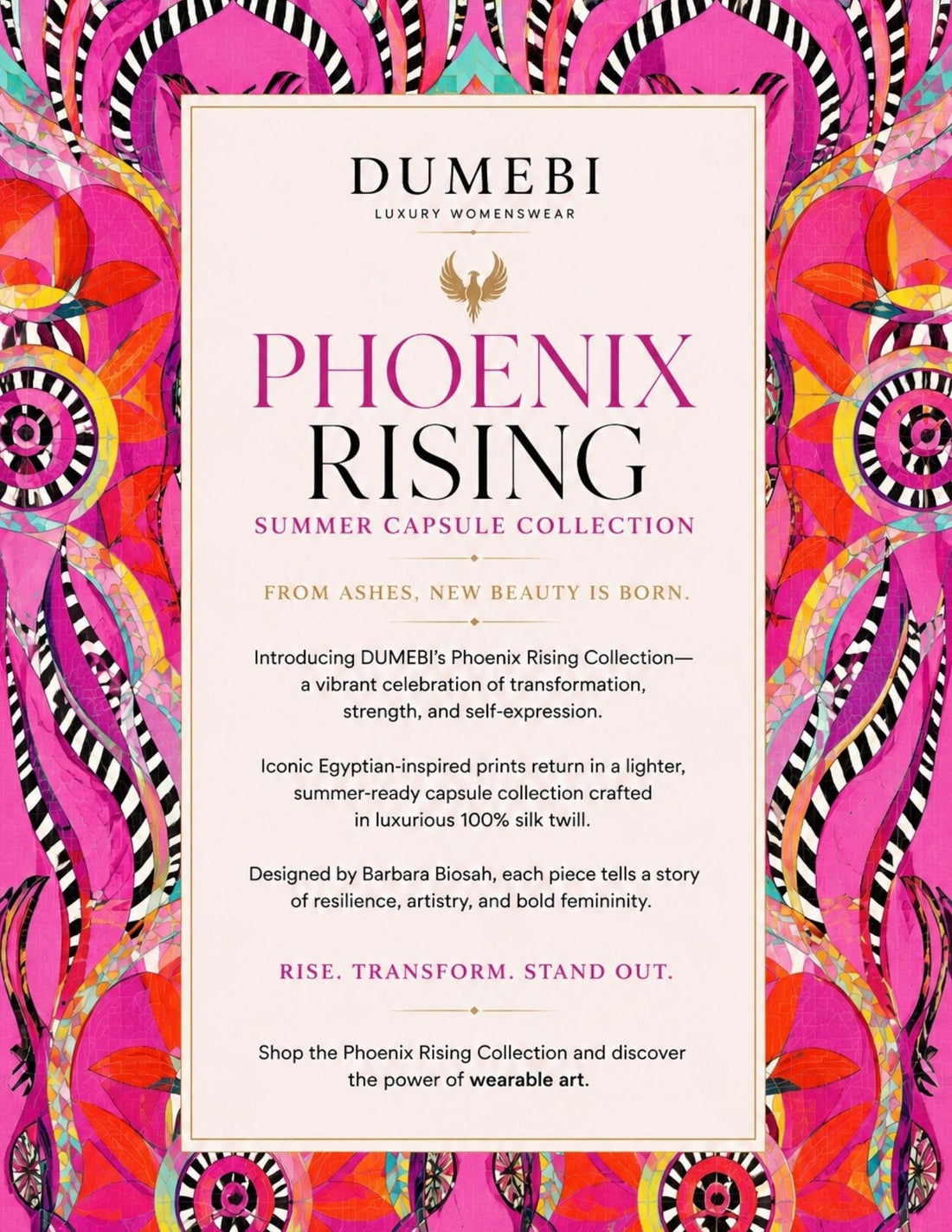 Discover the Summer Capsule Collection: Phoenix Rising