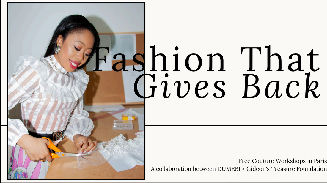 Fashion That Gives Back: Couture Workshops in Our Atelier