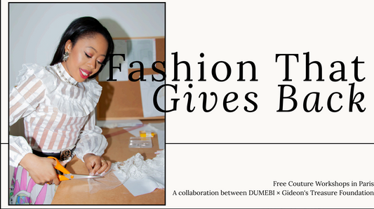Fashion That Gives Back: Couture Workshops in Our Atelier
