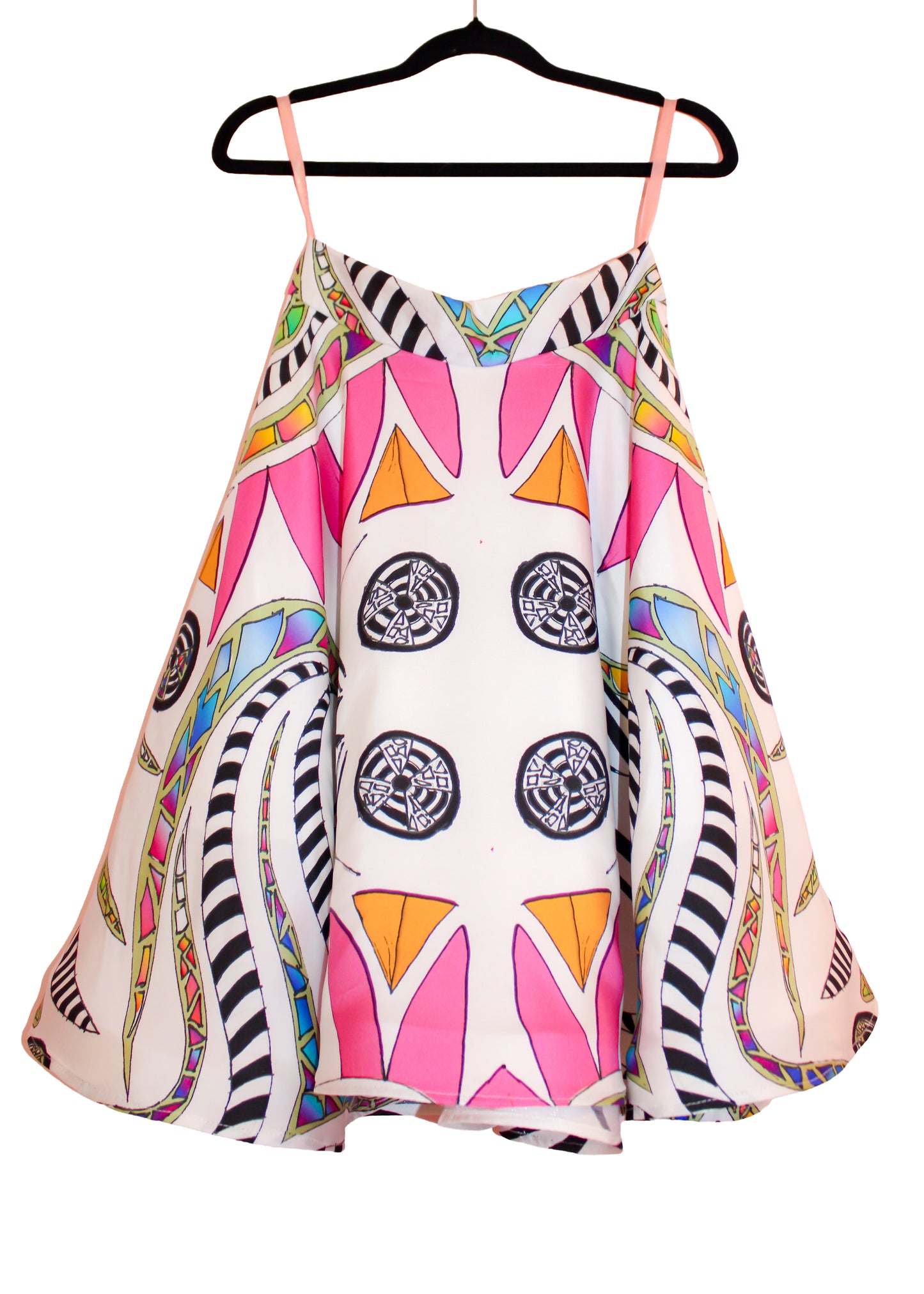 Phoenix White Skater Skirt